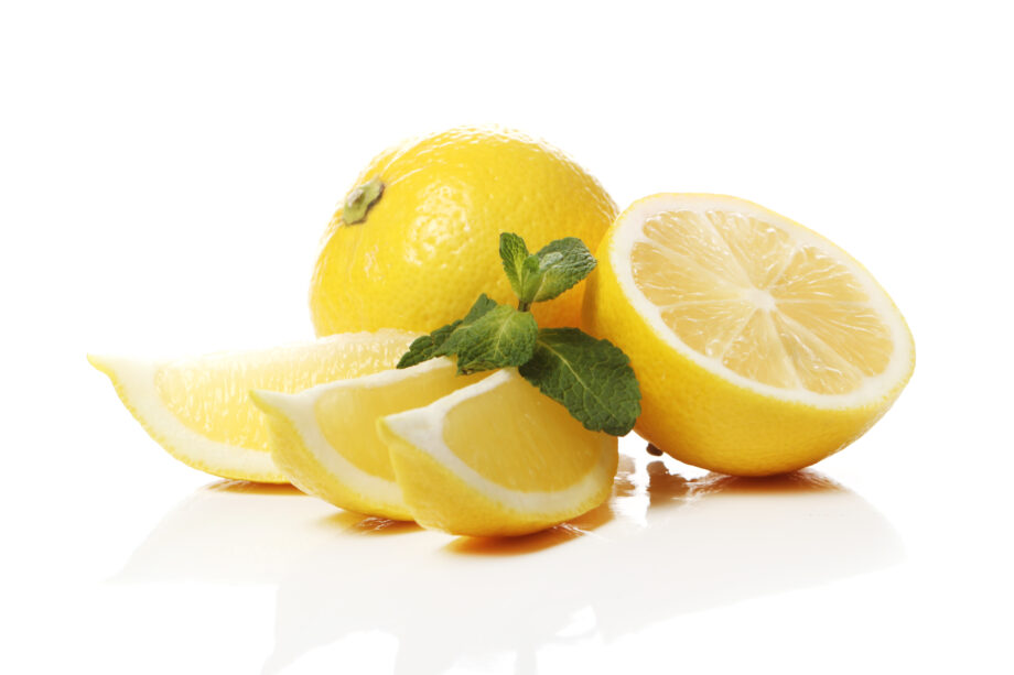 Fresh yellow lemons