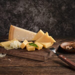 selective focus shot delicious cheese platter table with walnuts it scaled