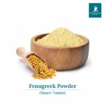 Fenugreek powder steam treated